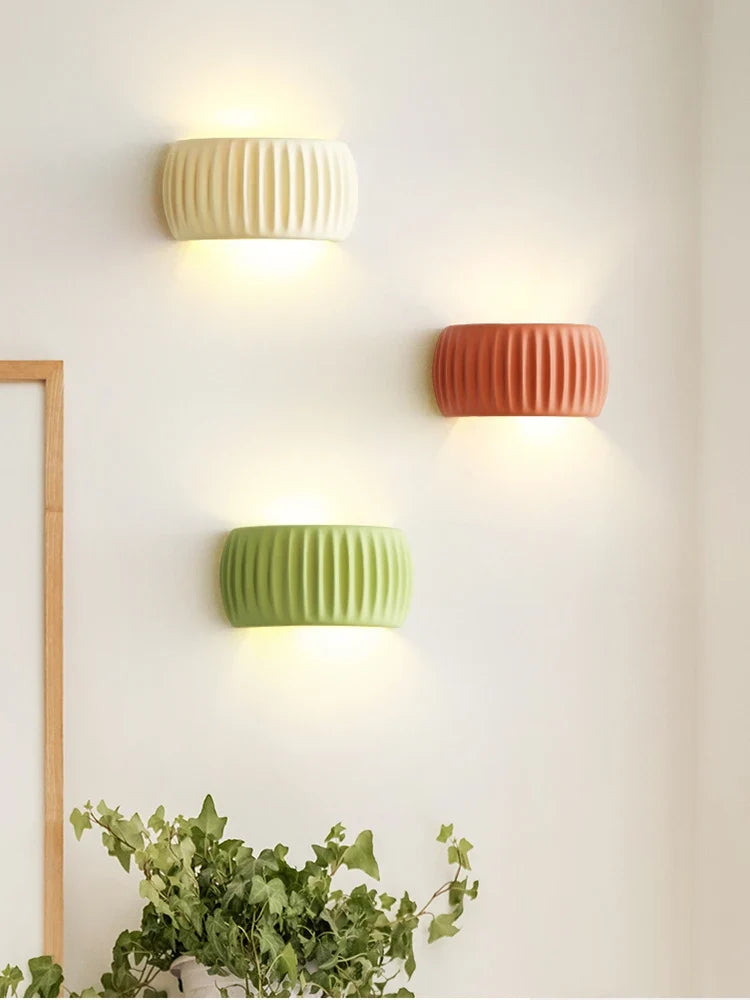 Aplique de Pared de Resina Francés Texturizado Moderno