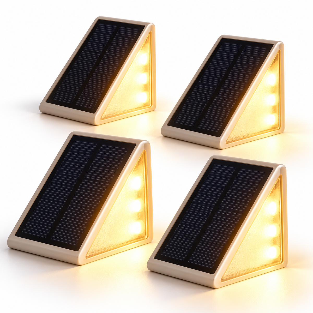 Luces Solares LED para Escalones y Escaleras de Exterior