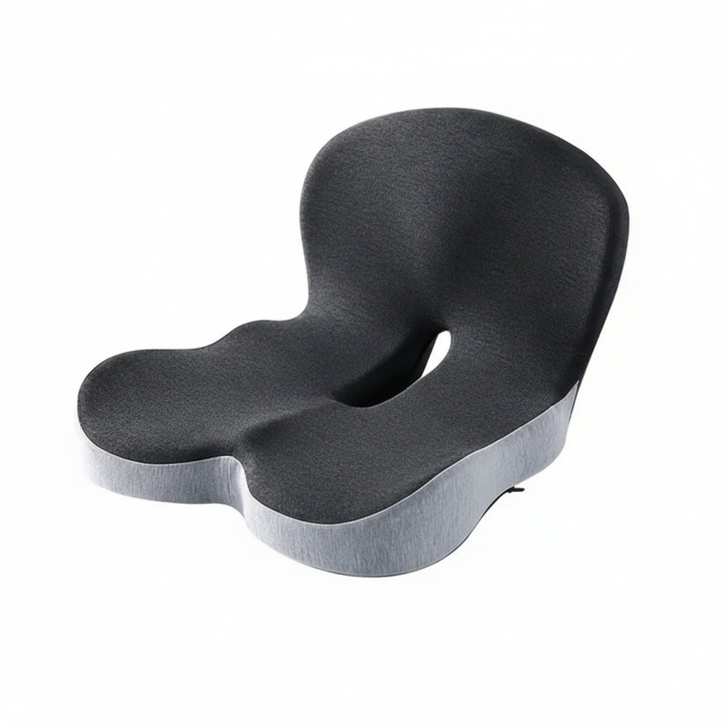 Cojín Lumbar Viscoelástico para Silla de Oficina y Coche