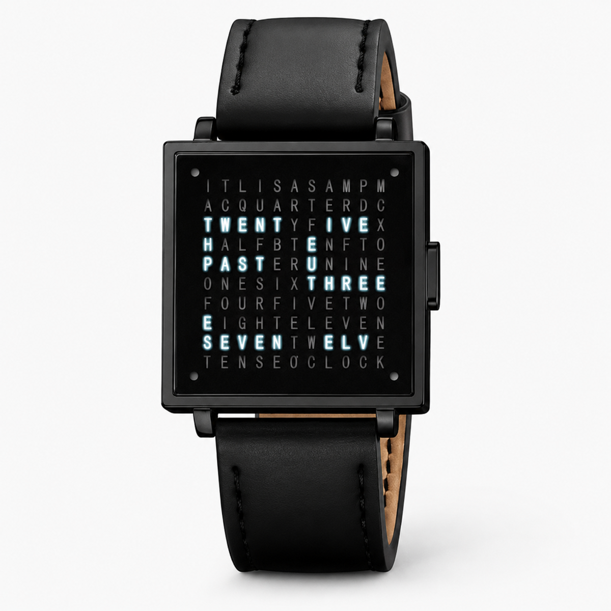 Reloj de Pulsera Digital Unisex con Hora en Texto Iluminado