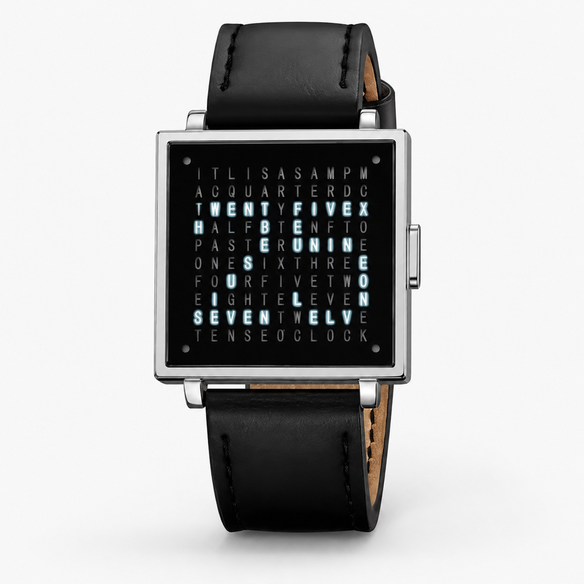 Reloj de Pulsera Digital Unisex con Hora en Texto Iluminado