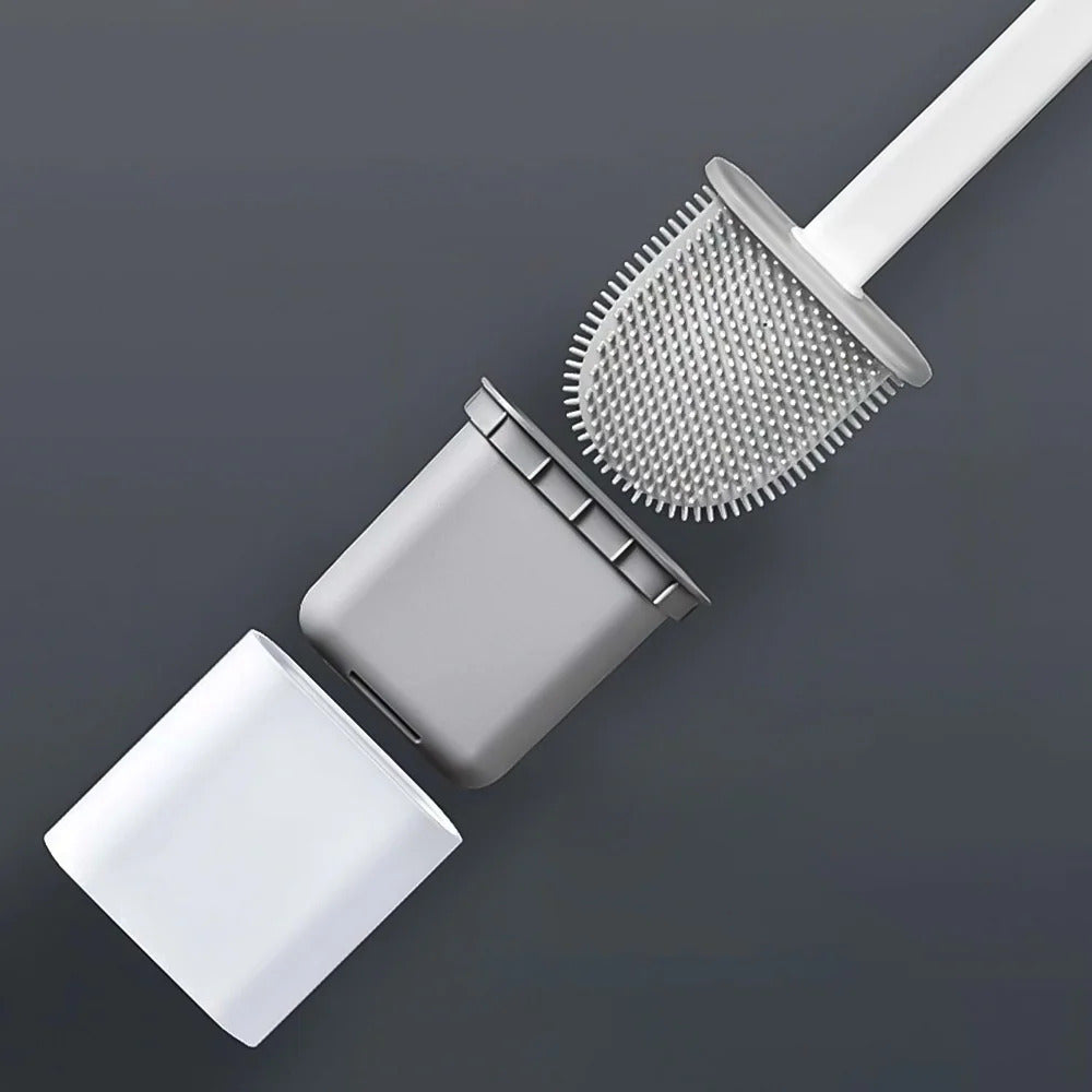 Escobilla de Baño de Silicona de Pared con Cabezal Flexible