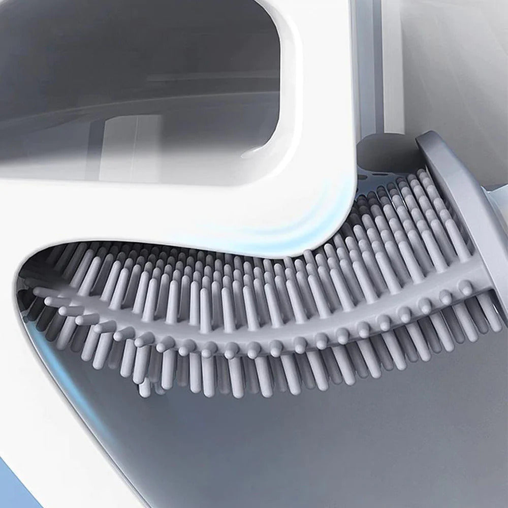 Escobilla de Baño de Silicona de Pared con Cabezal Flexible