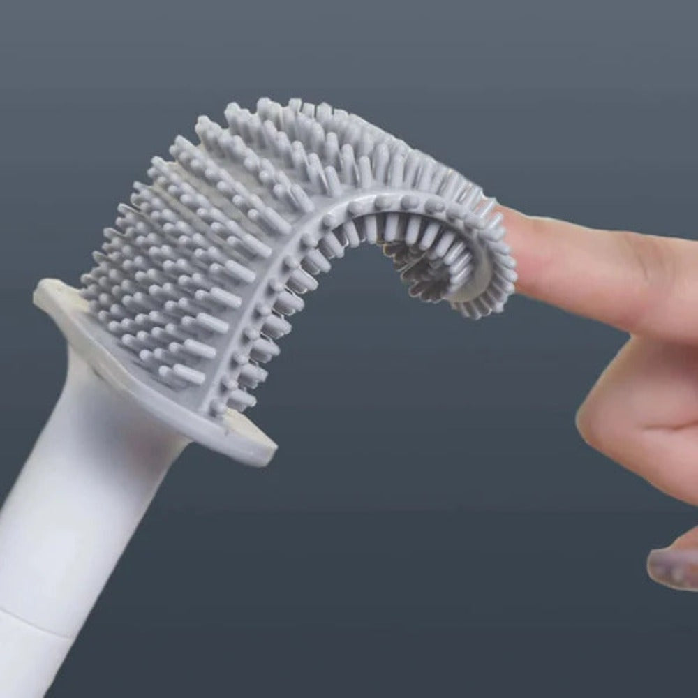 Escobilla de Baño de Silicona de Pared con Cabezal Flexible