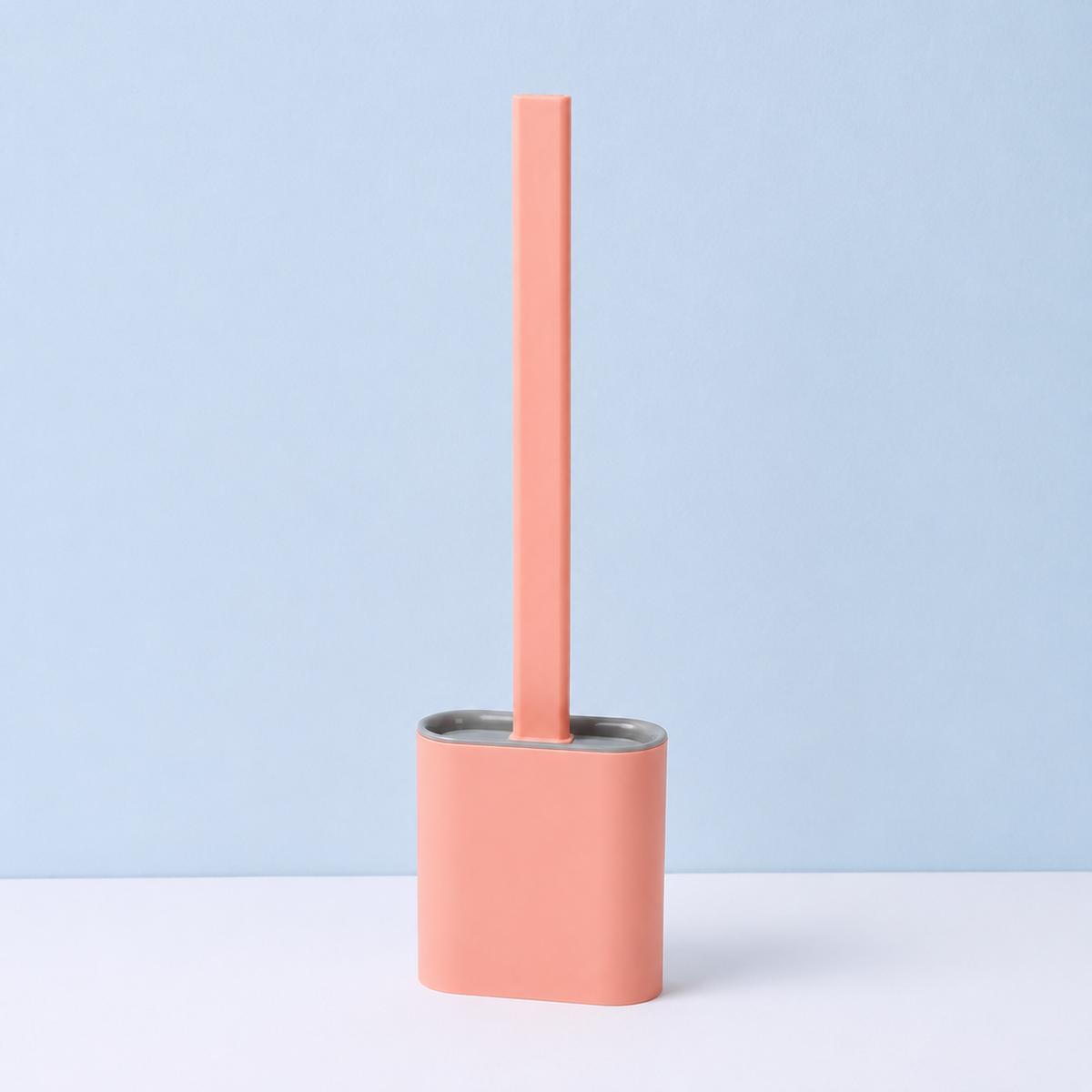 Escobillero Compacto con Soporte para Baño, 4 Colores