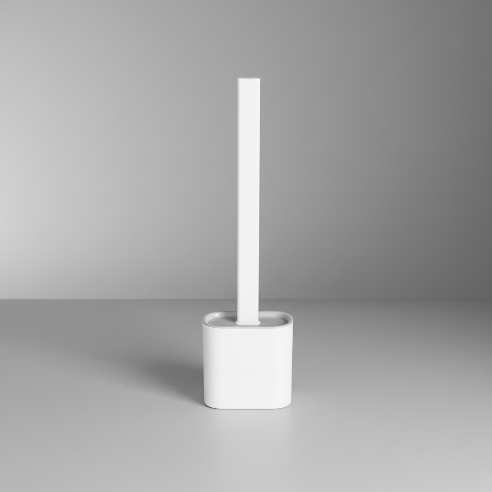 Escobilla de Baño de Silicona Flexible con Soporte de Pared