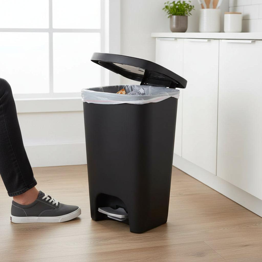 Cubo de Basura con Pedal de 50 L para Cocina Antiolores