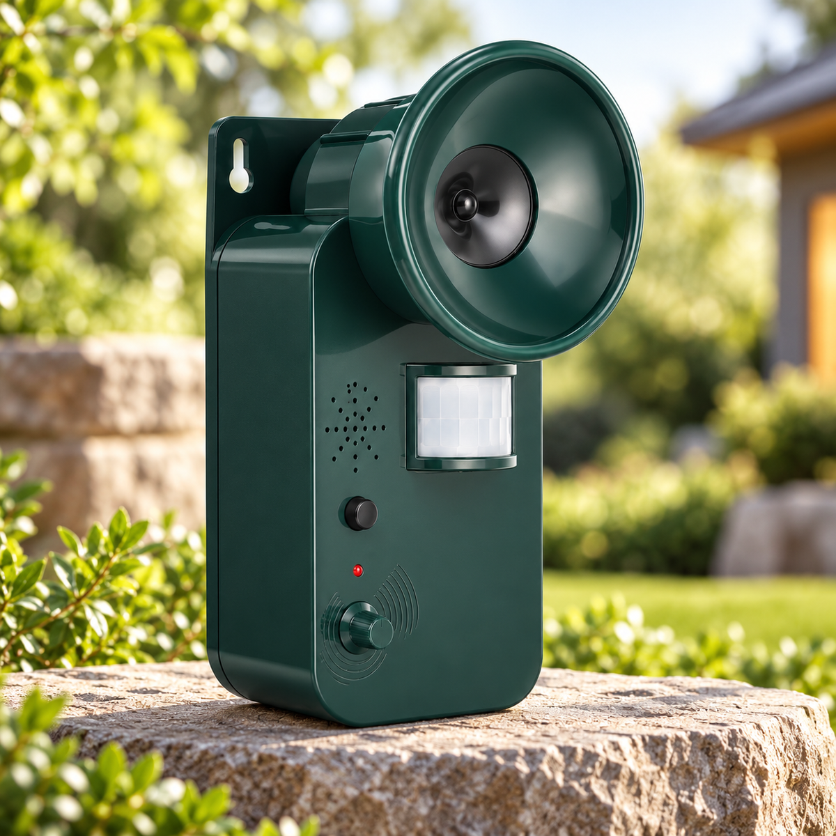 Ahuyentador Ultrasónico de Animales con Sensor, Exterior