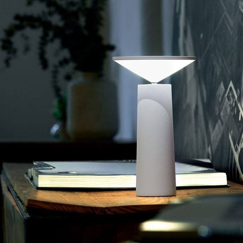 Lámpara de Mesa Aurora Libra de Diseño Moderna Regulable