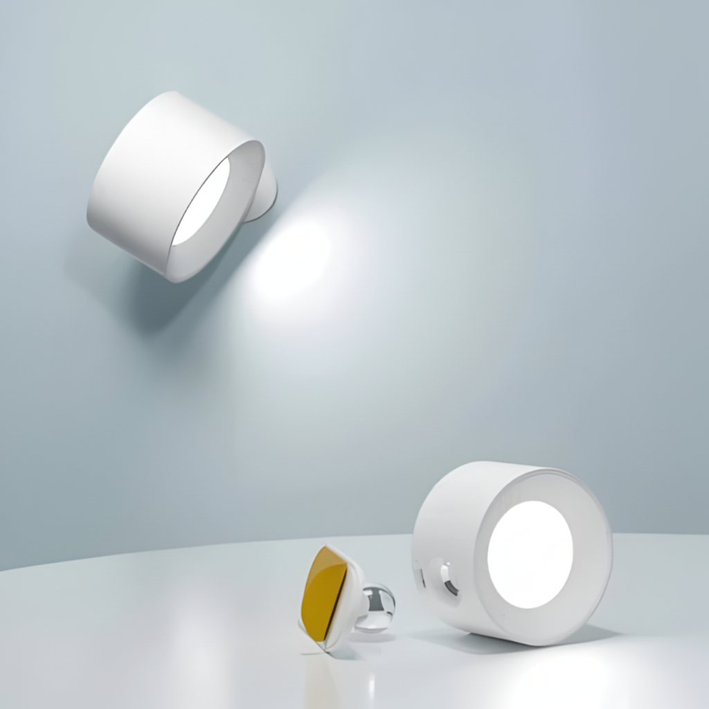 Aplique LED Recargable Magnético Ajustable Sin Cables