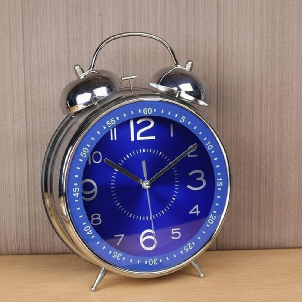 Reloj Despertador Vintage de Metal con Doble Campana