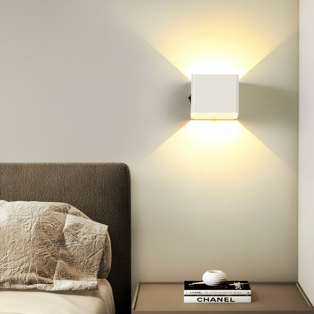 Luz LED Cubo Recargable con Sensor de Movimiento de Pared