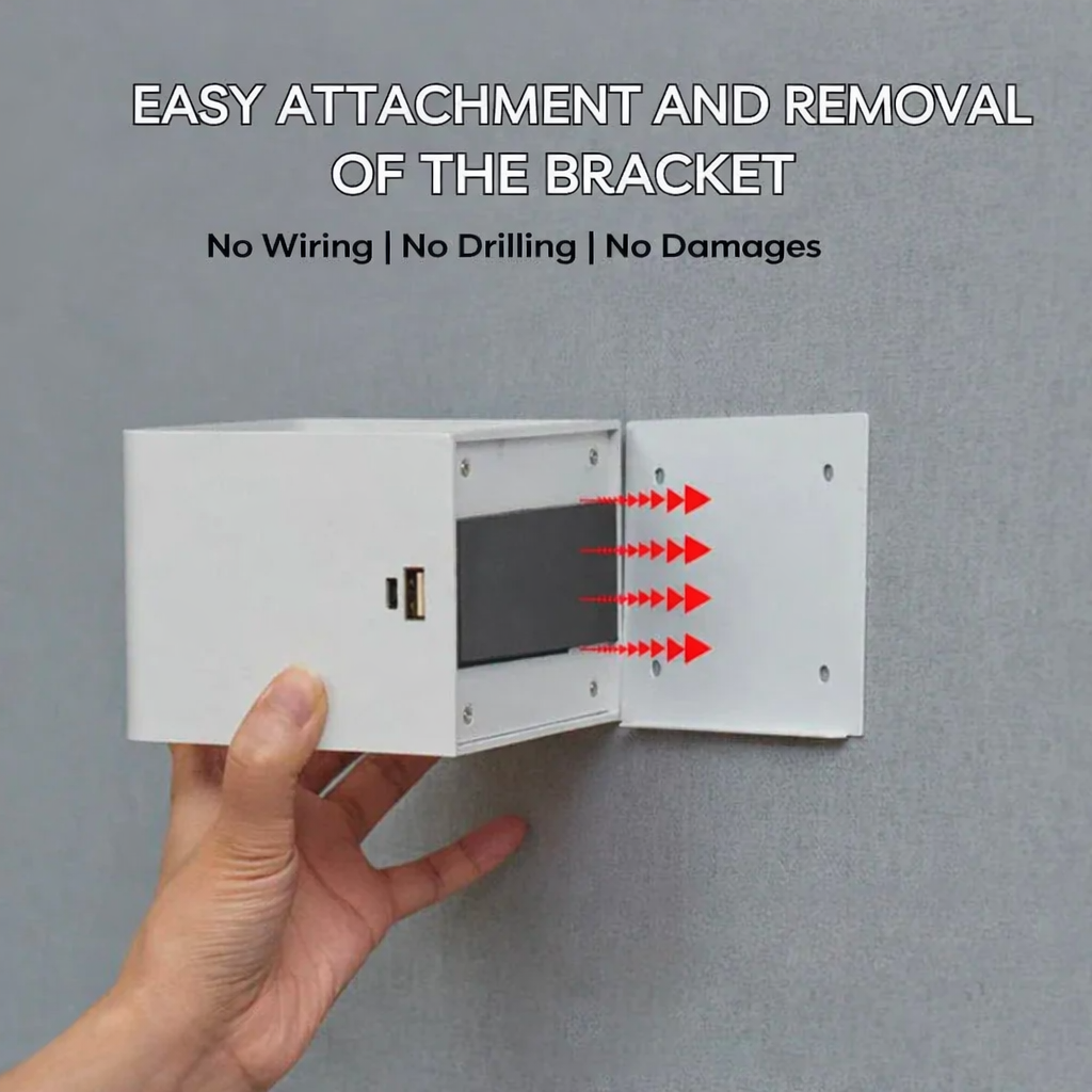 Luz LED Cubo Recargable con Sensor de Movimiento de Pared