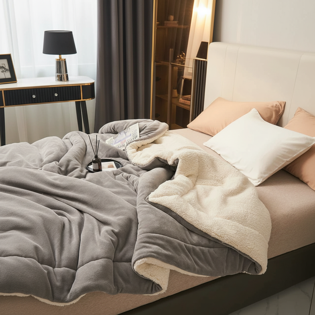 Manta de Franela Suave y Cálida para Cama y Sofá 10 Colores