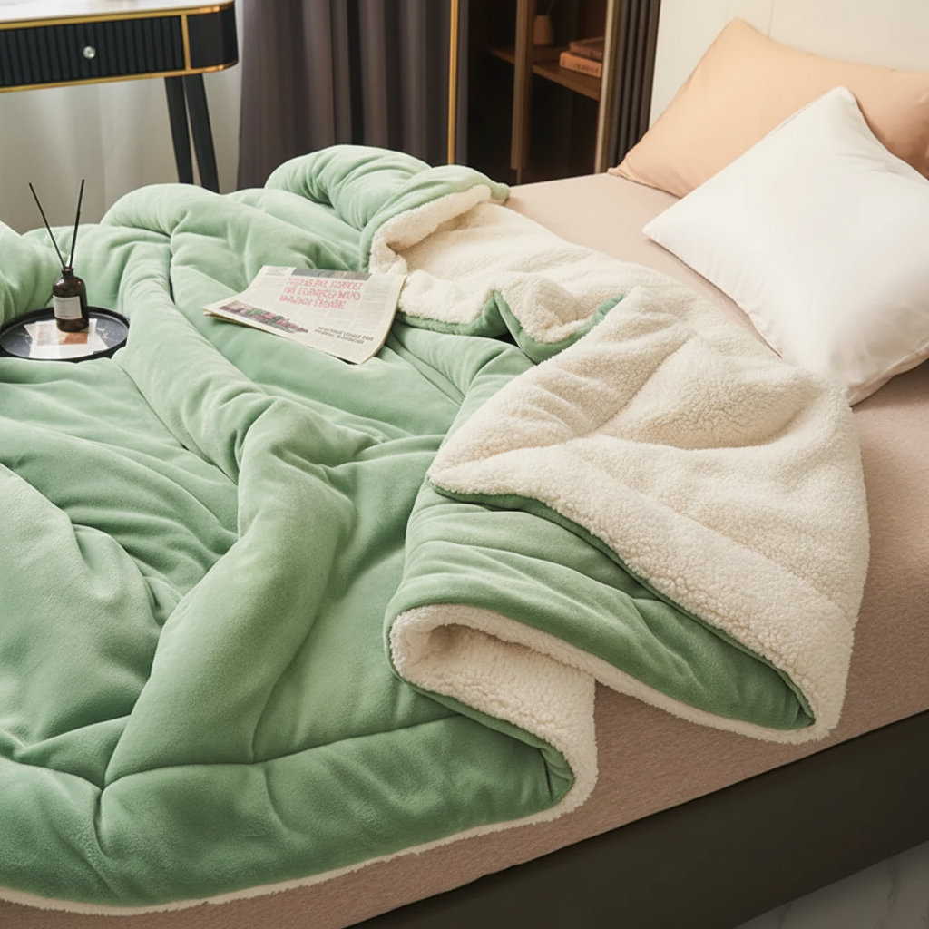 Manta de Franela Suave y Cálida para Cama y Sofá 10 Colores