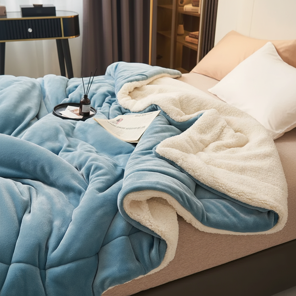 Manta de Franela Suave y Cálida para Cama y Sofá 10 Colores