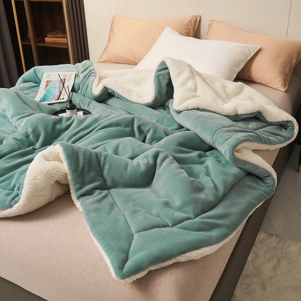 Manta de Franela Suave y Cálida para Cama y Sofá 10 Colores