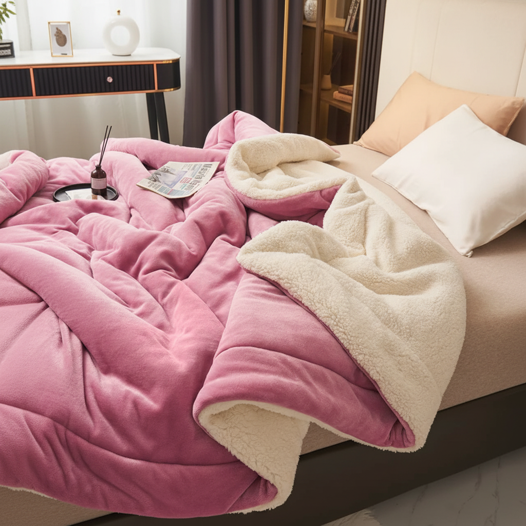 Manta de Franela Suave y Cálida para Cama y Sofá 10 Colores