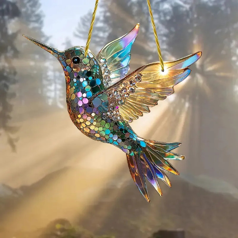 Atrapasoles de Ventana Colibrí, Cardenal o Búho de Colores