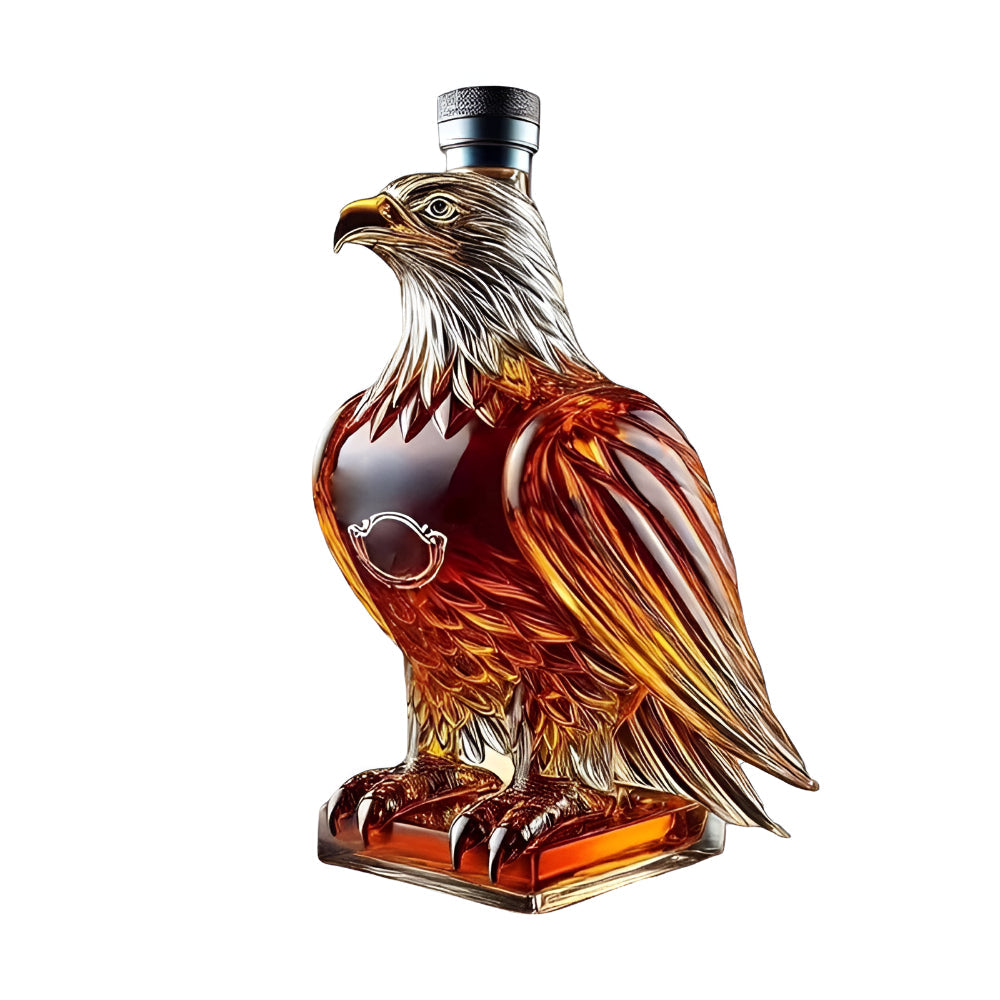 Decantador de Whisky de Vidrio con Forma de Águila para Bar