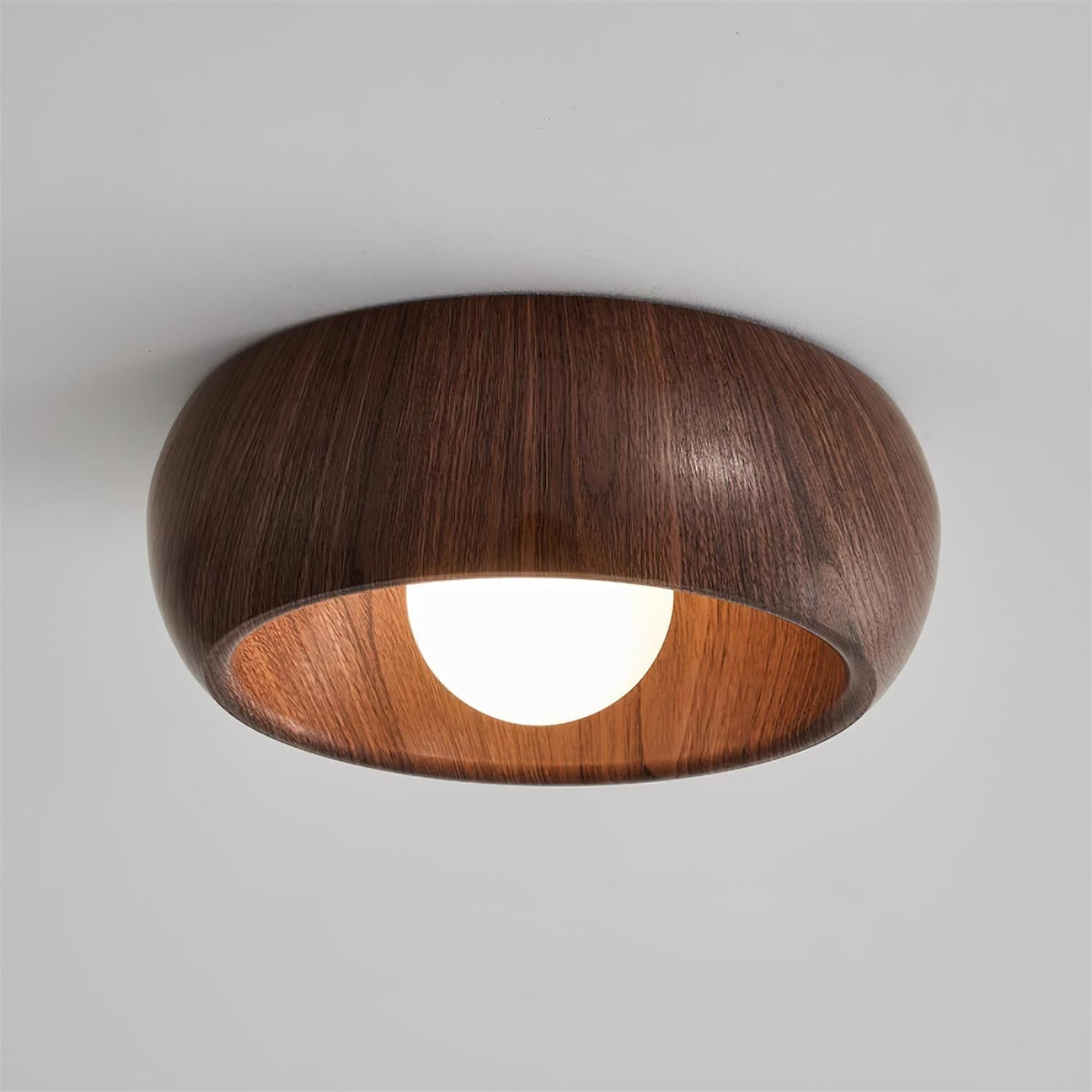 Albanora Lámpara de Techo LED de Madera Minimalista Moderna