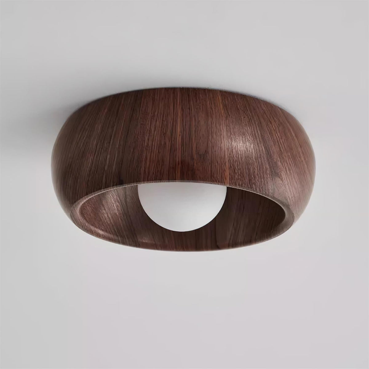 Albanora Lámpara de Techo LED de Madera Minimalista Moderna