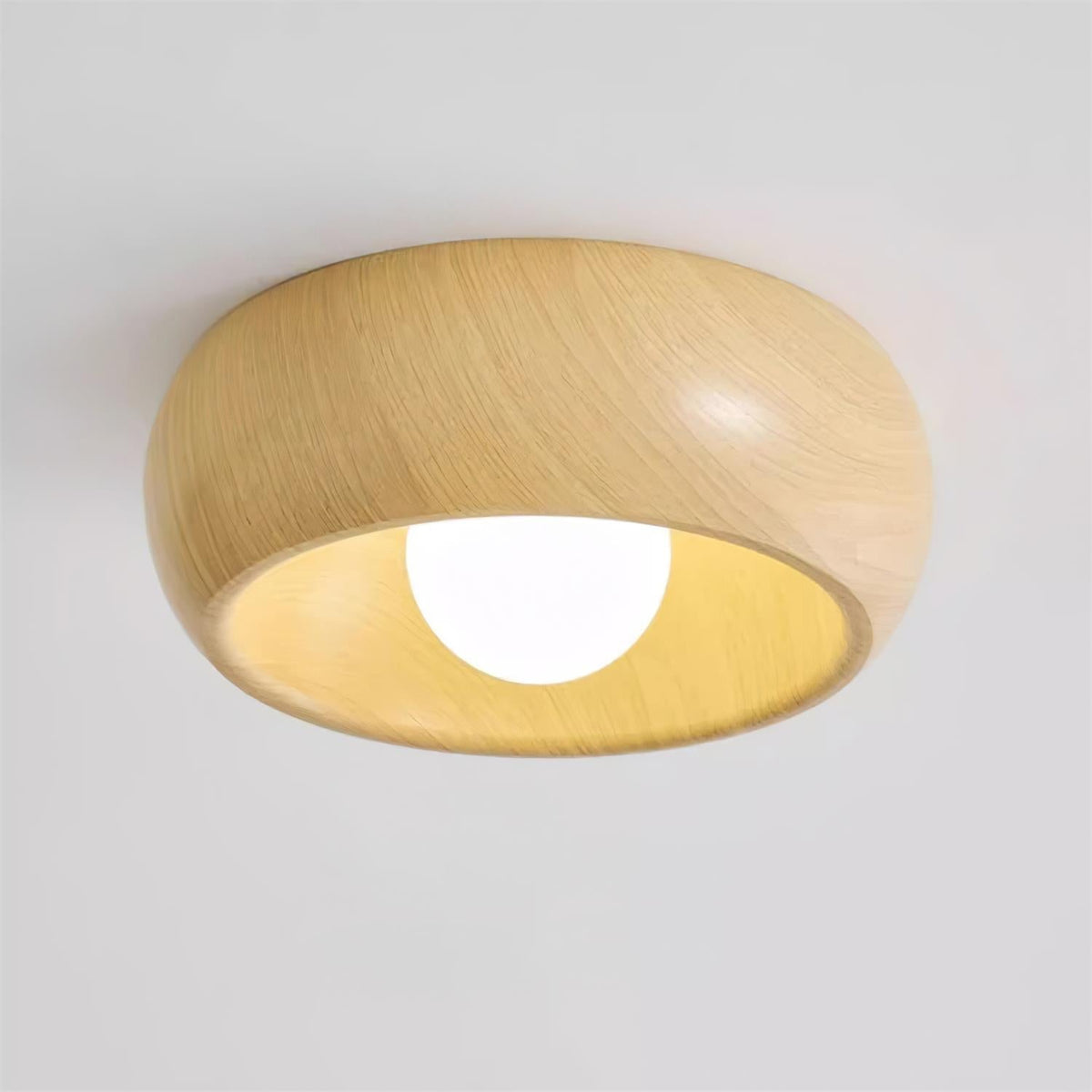Albanora Lámpara de Techo LED de Madera Minimalista Moderna
