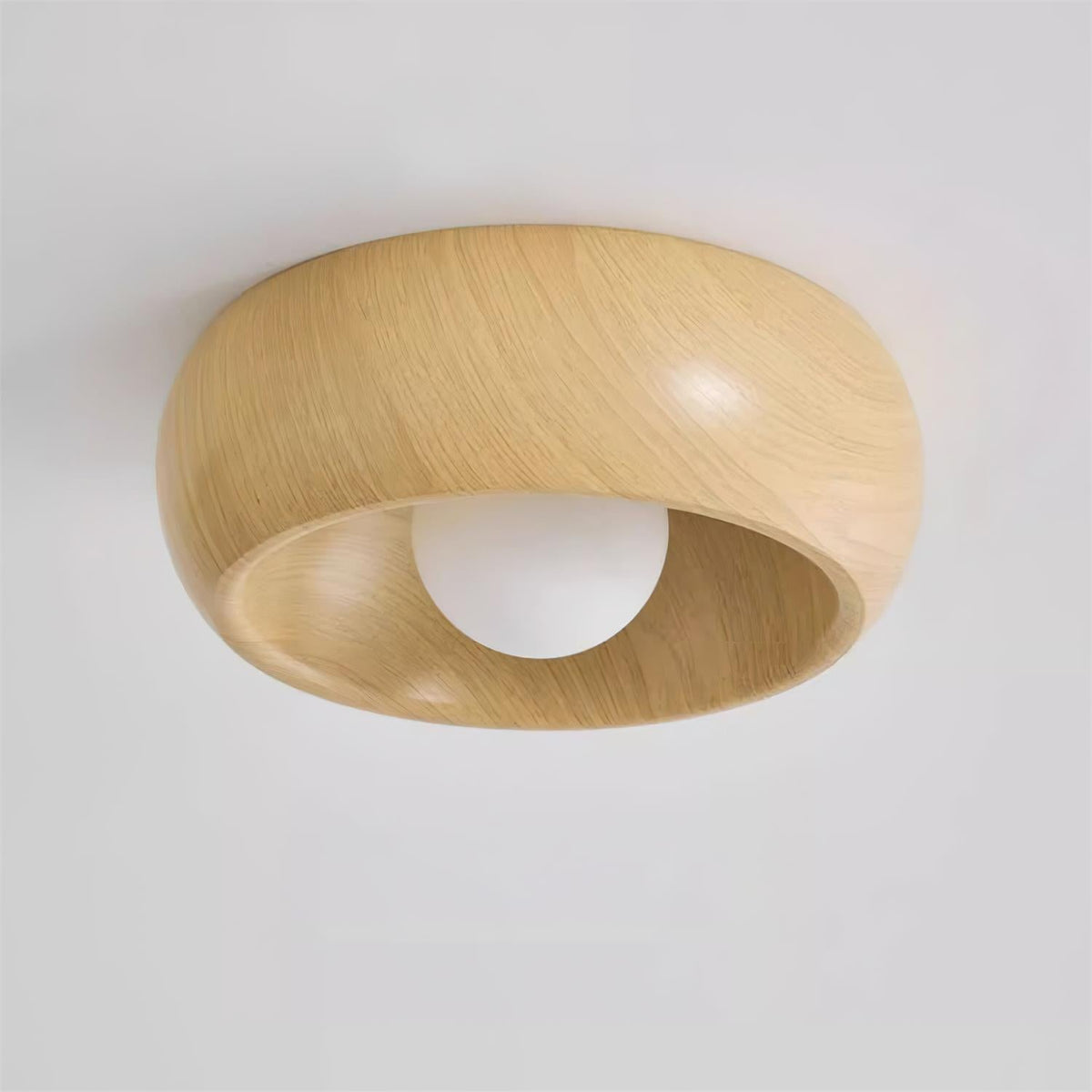 Albanora Lámpara de Techo LED de Madera Minimalista Moderna
