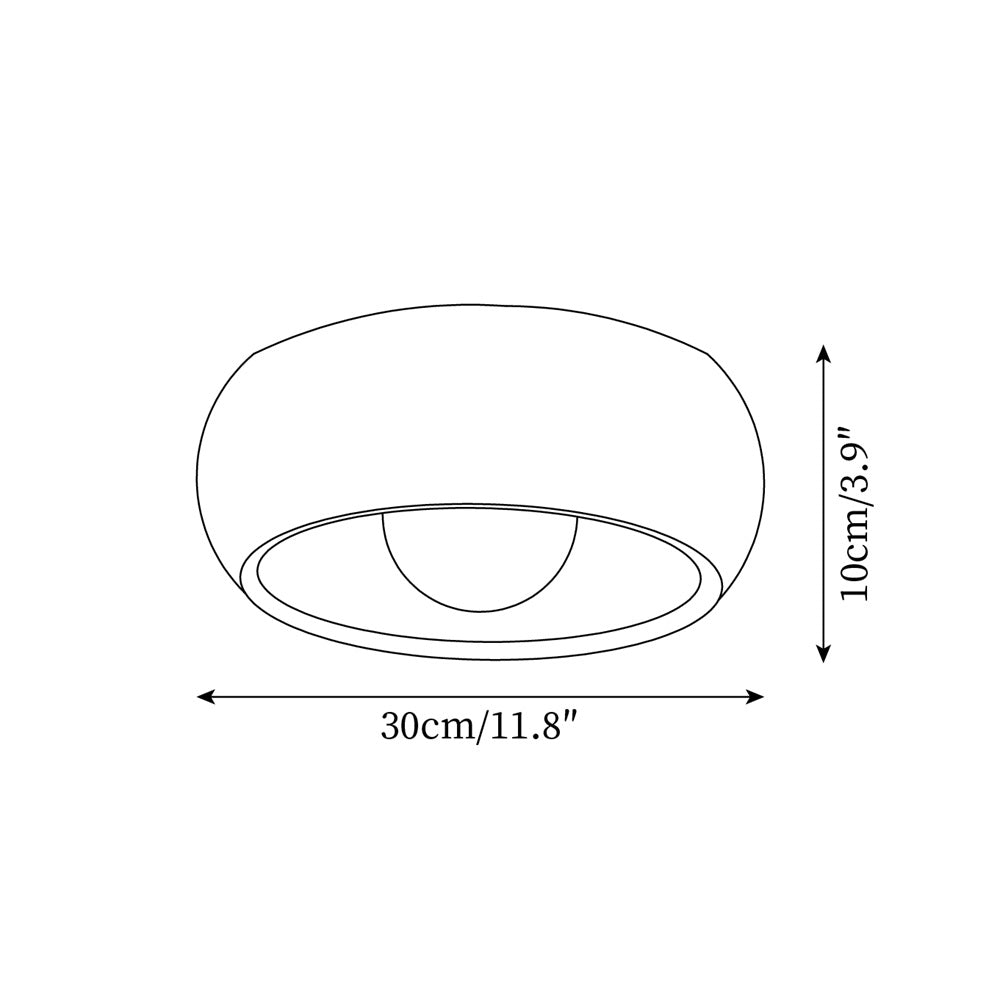 Albanora Lámpara de Techo LED de Madera Minimalista Moderna