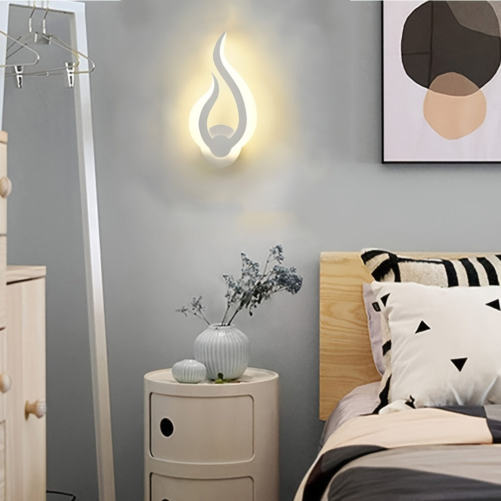 Aplique de Pared LED Modern Flame con Forma de Llama 10 W