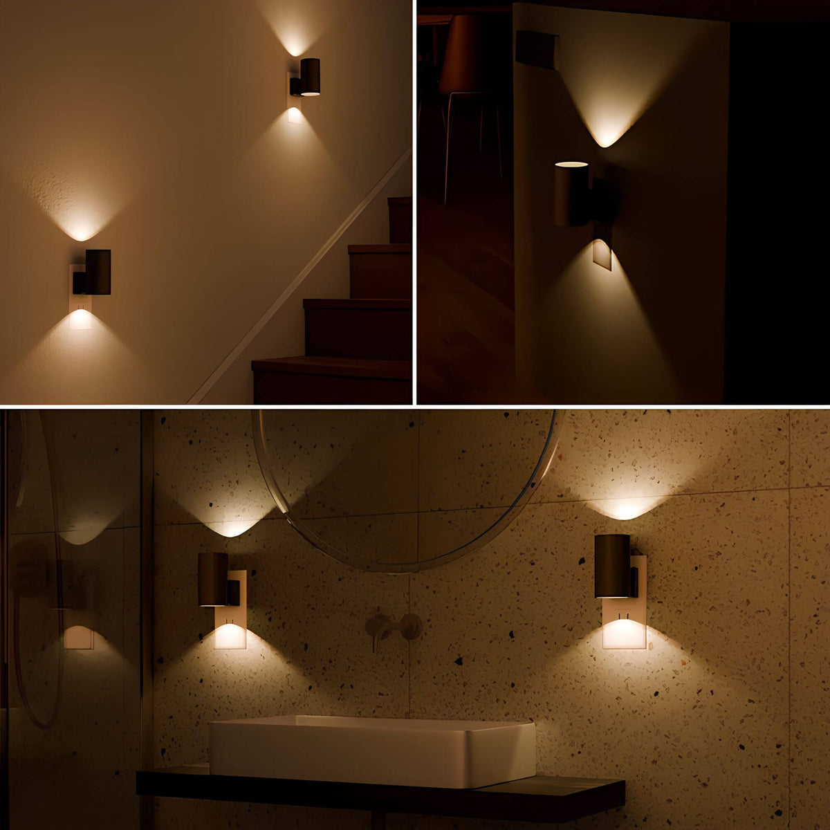 Luz Nocturna LED NightNova de Enchufe con Sensor Regulable
