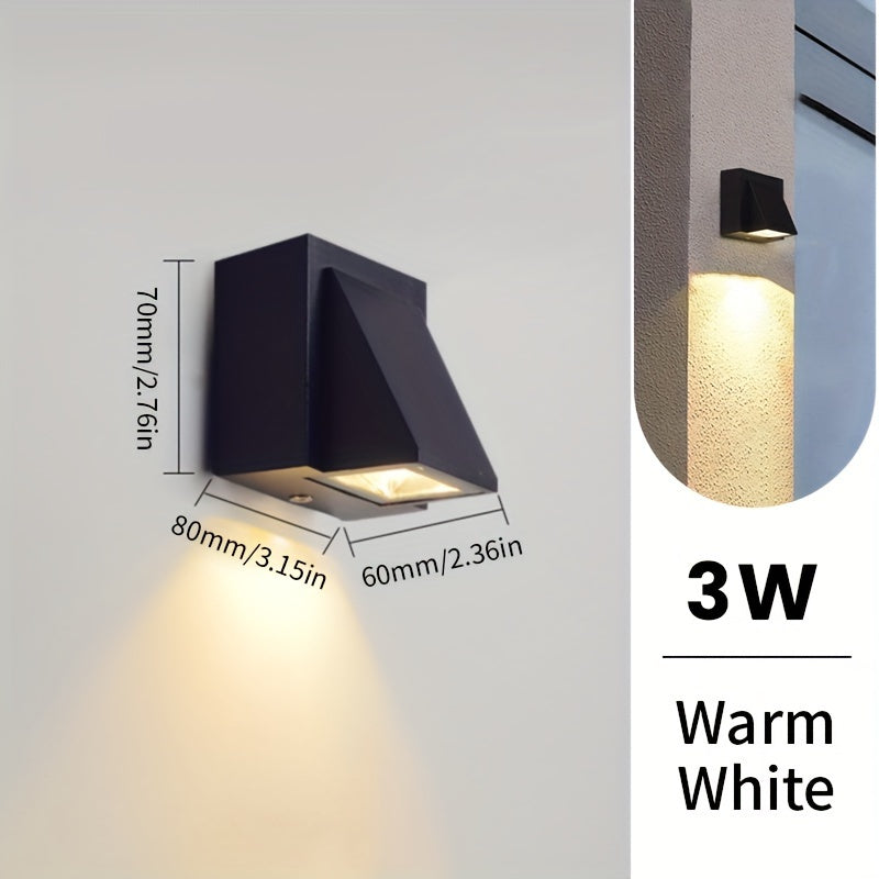 Aplique LED Exterior Decorativo de 3 o 6 W Impermeable