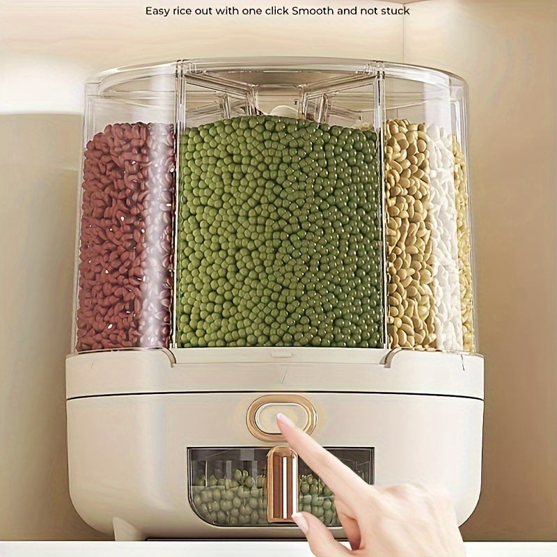 Dispensador de Cereales Giratorio Hermético Gran Capacidad