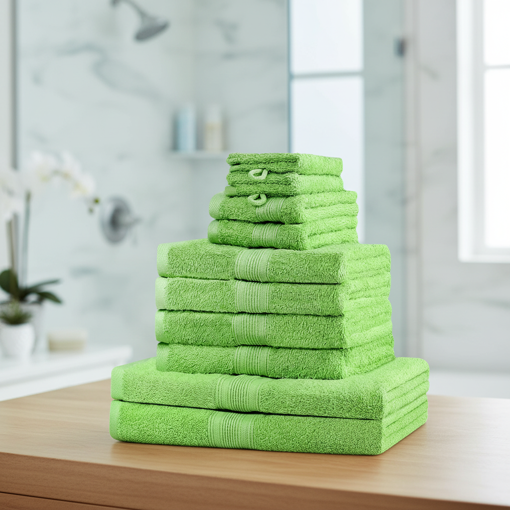Juego de Toallas de Baño Suaves y Absorbentes de Algodón