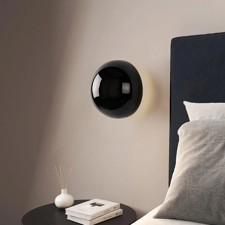 Aplique Bauhaus Eclipse Arte Moderno en Oro, Negro o Cromo