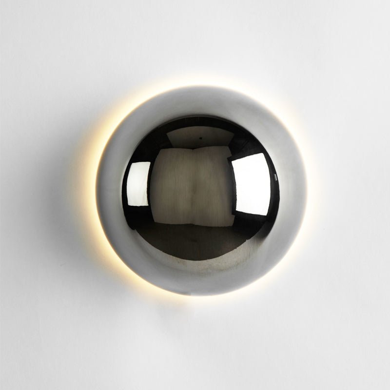 Aplique Bauhaus Eclipse Arte Moderno en Oro, Negro o Cromo