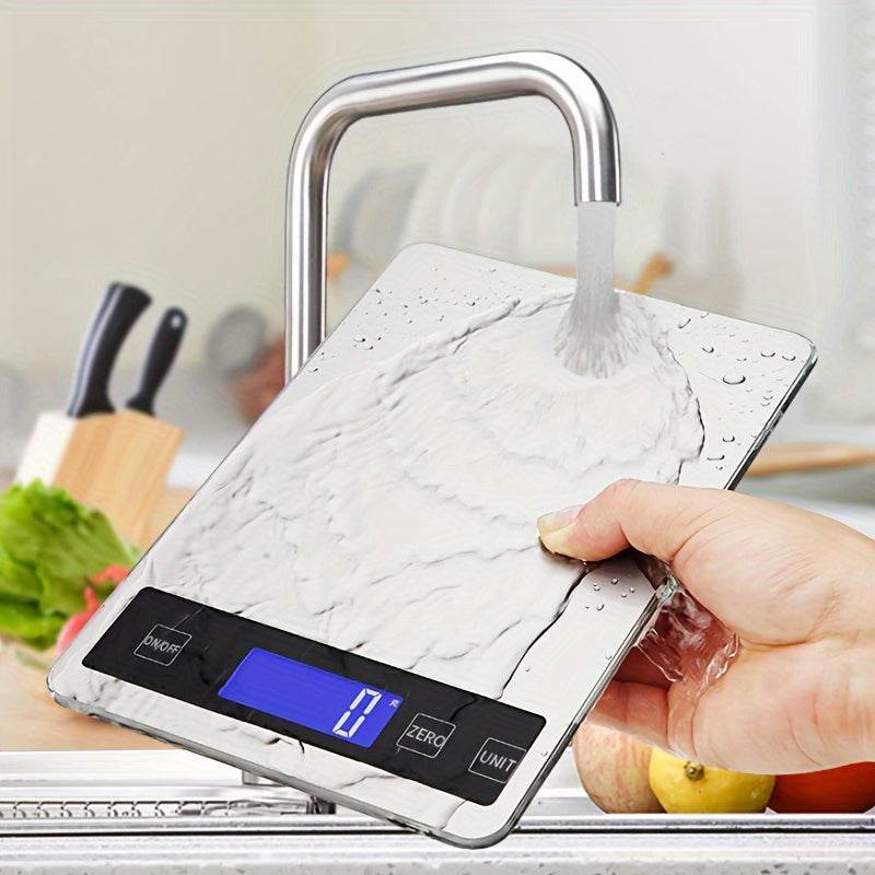 Báscula de Cocina Digital de 15 kg Recargable por USB