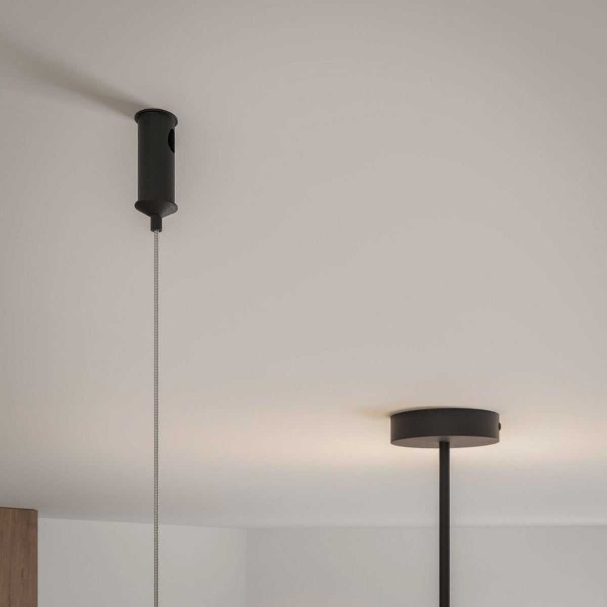 Lámpara de Techo Colgante de Diseño Moderno Negra o Blanca