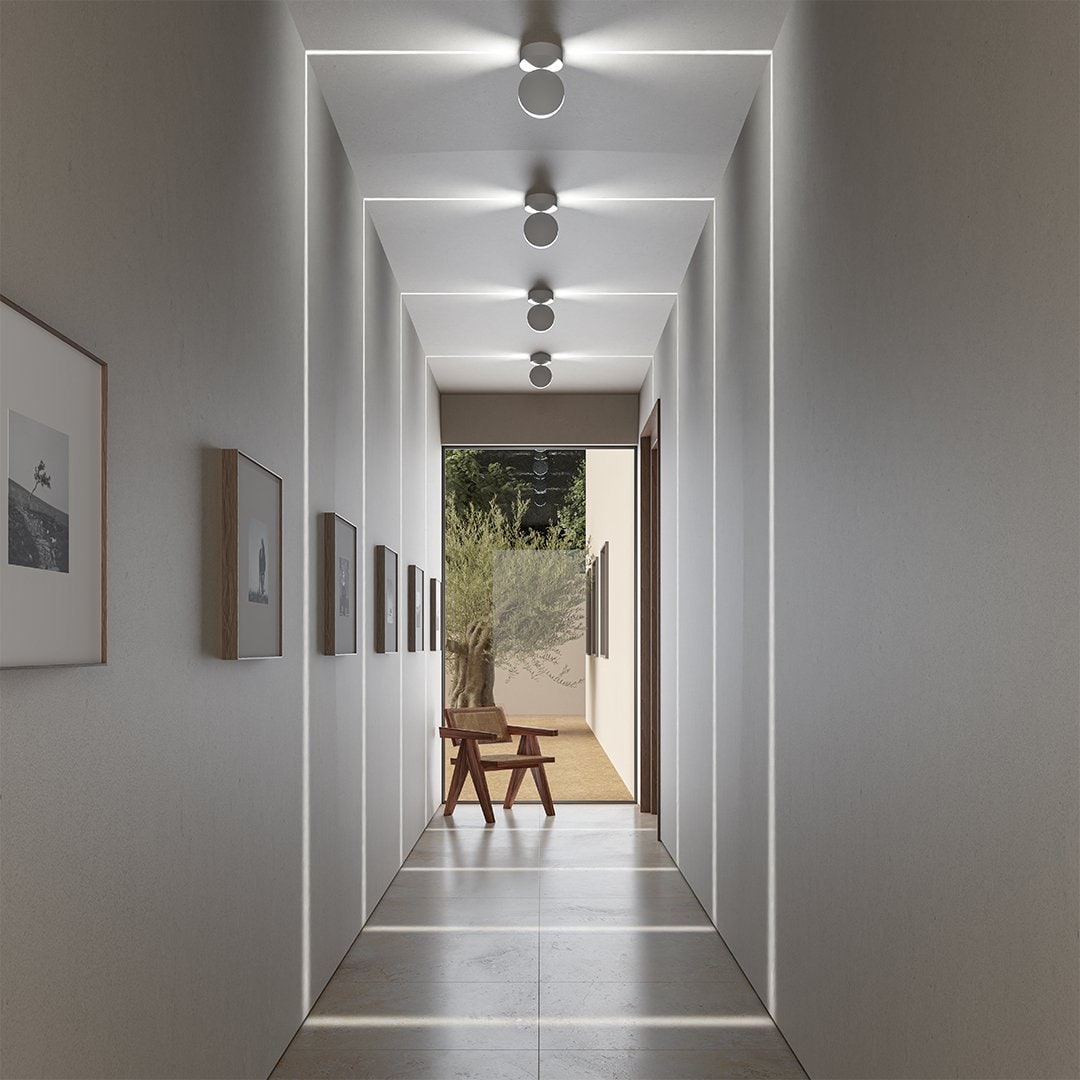 Foco de Techo LED Moderno Orientable en Blanco o Negro