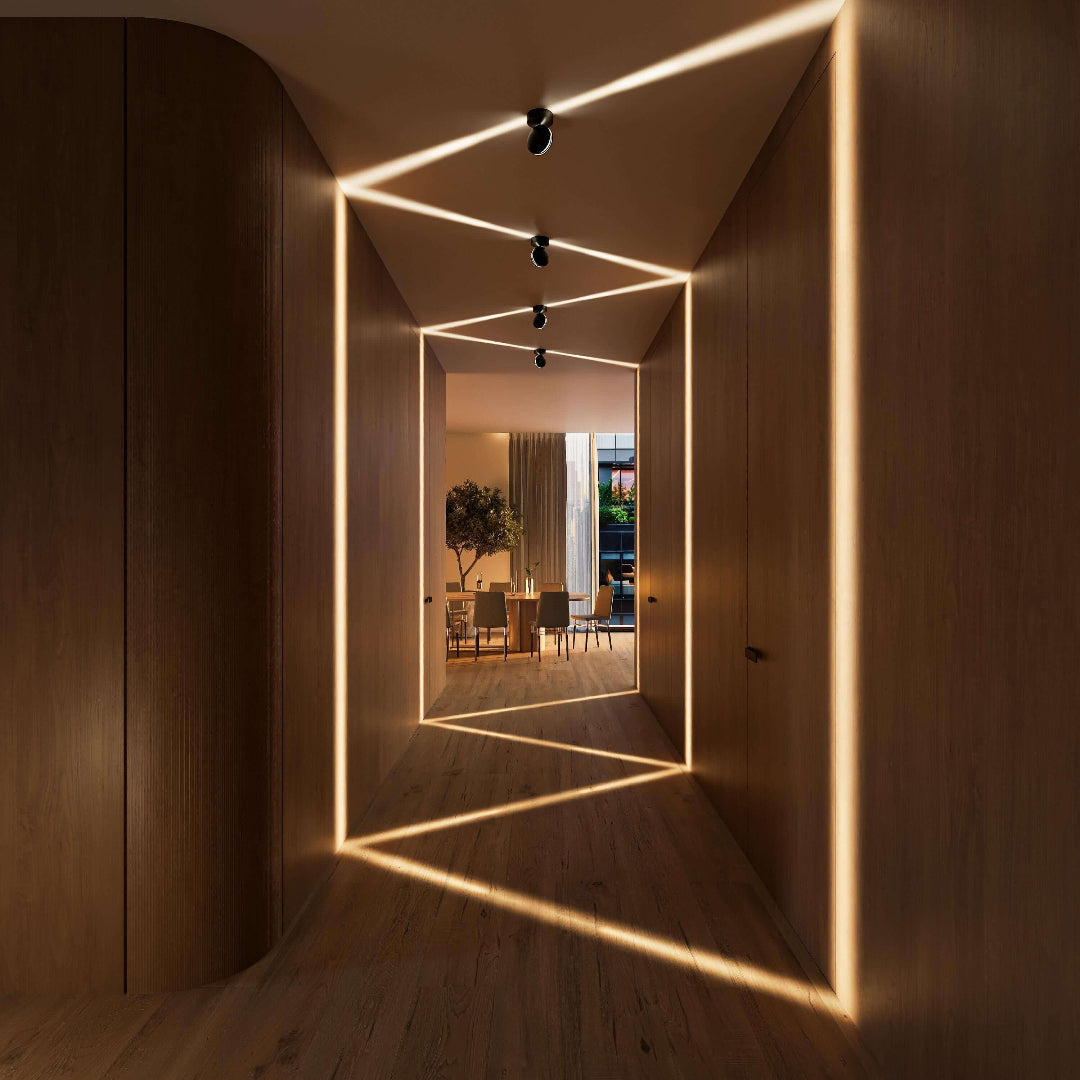 Foco de Techo LED Moderno Orientable en Blanco o Negro