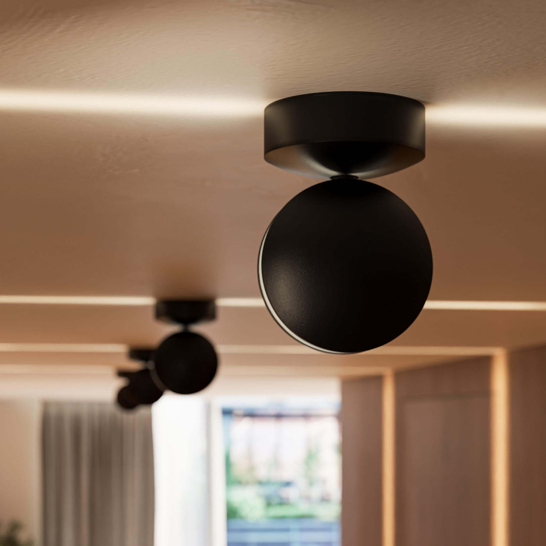 Foco de Techo LED Moderno Orientable en Blanco o Negro