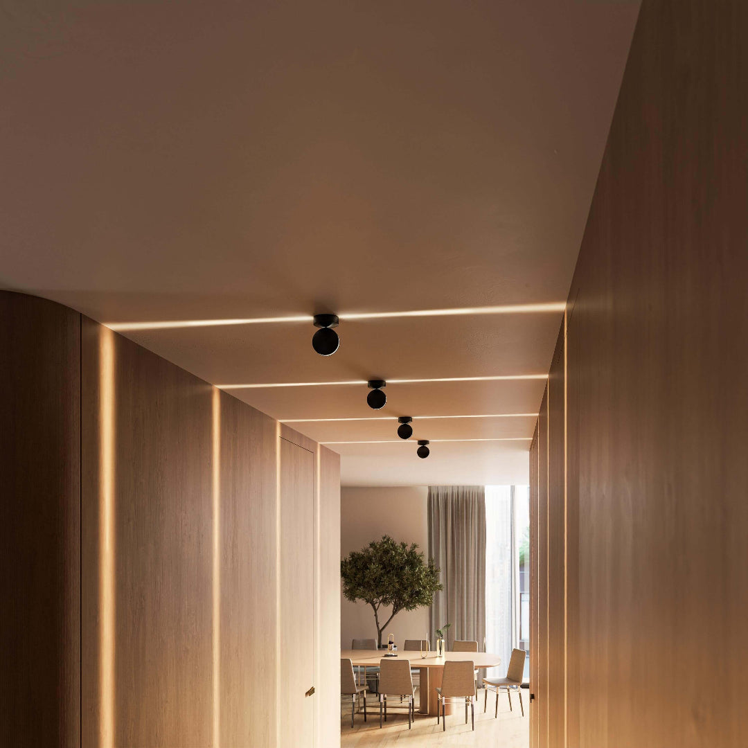 Foco de Techo LED Moderno Orientable en Blanco o Negro