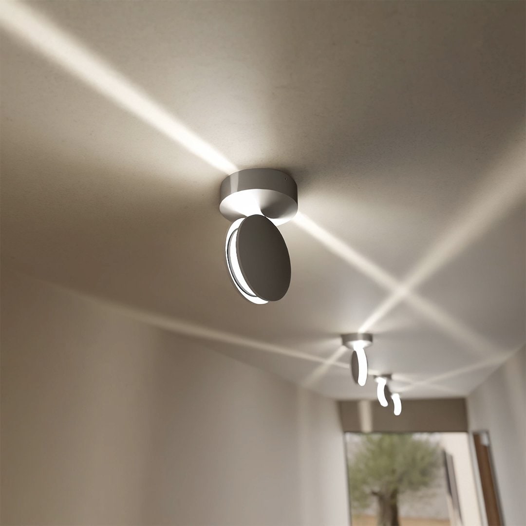 Foco de Techo LED Moderno Orientable en Blanco o Negro
