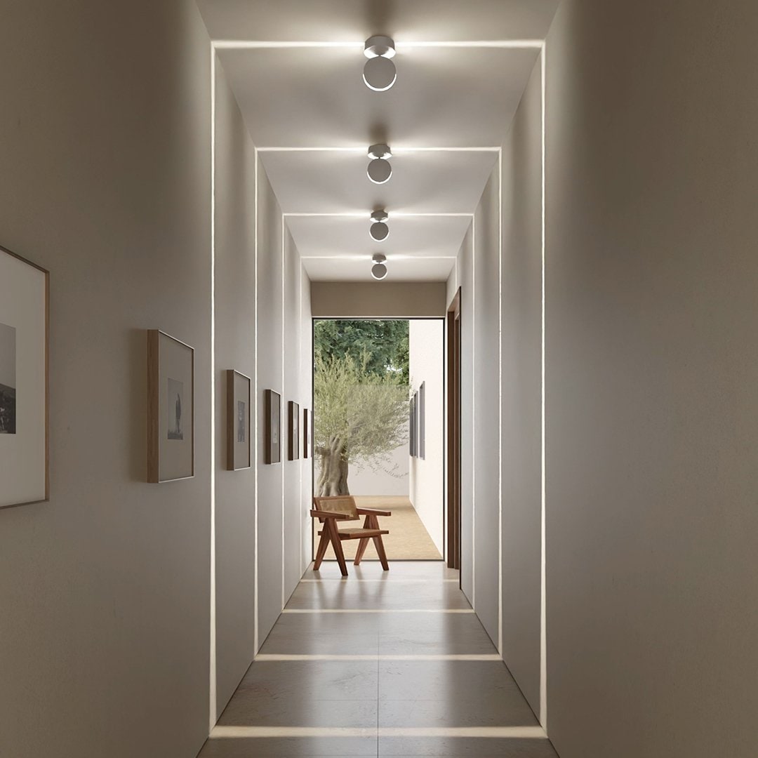 Foco de Techo LED Moderno Orientable en Blanco o Negro