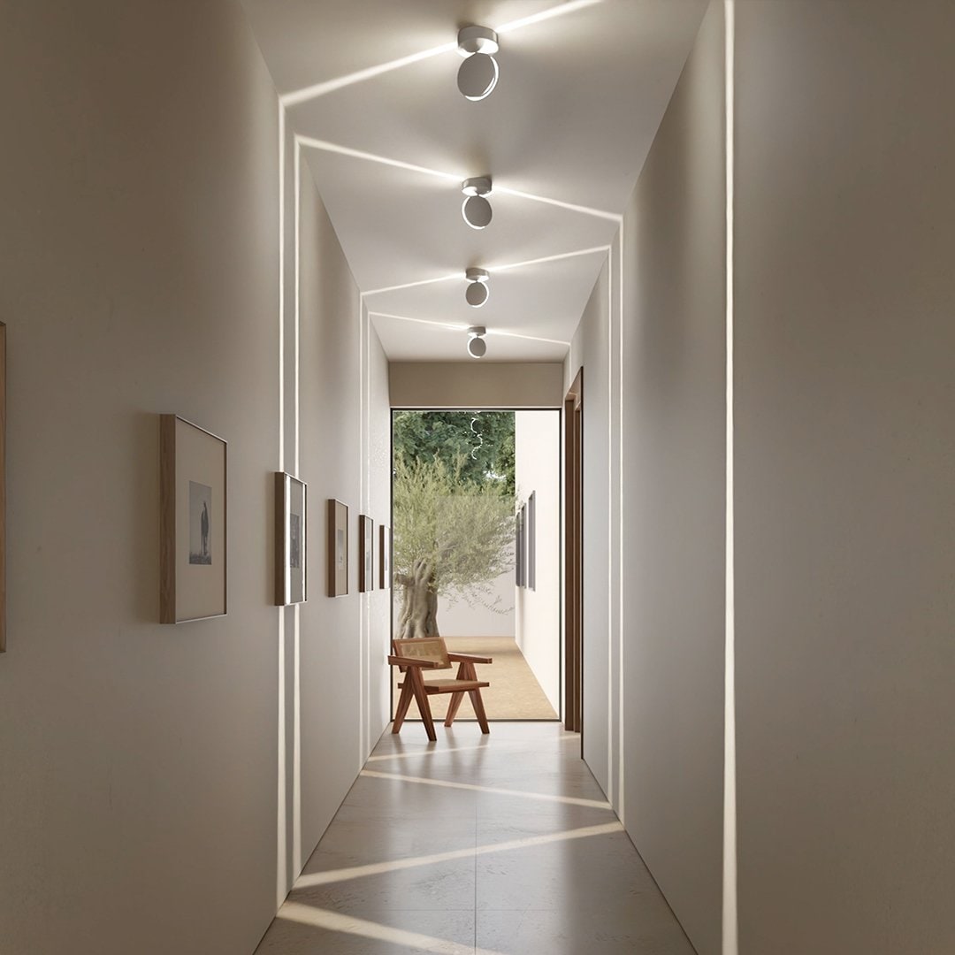 Foco de Techo LED Moderno Orientable en Blanco o Negro