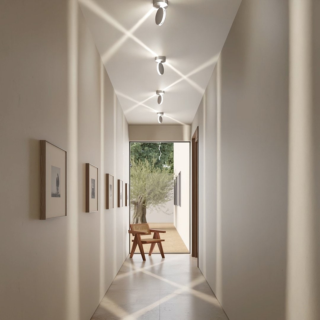 Foco de Techo LED Moderno Orientable en Blanco o Negro