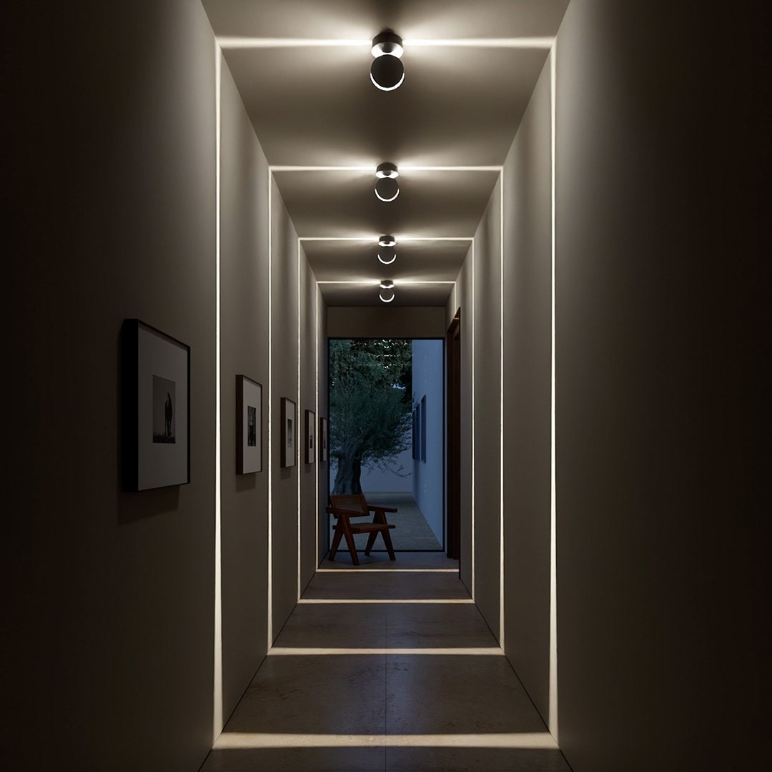 Foco de Techo LED Moderno Orientable en Blanco o Negro