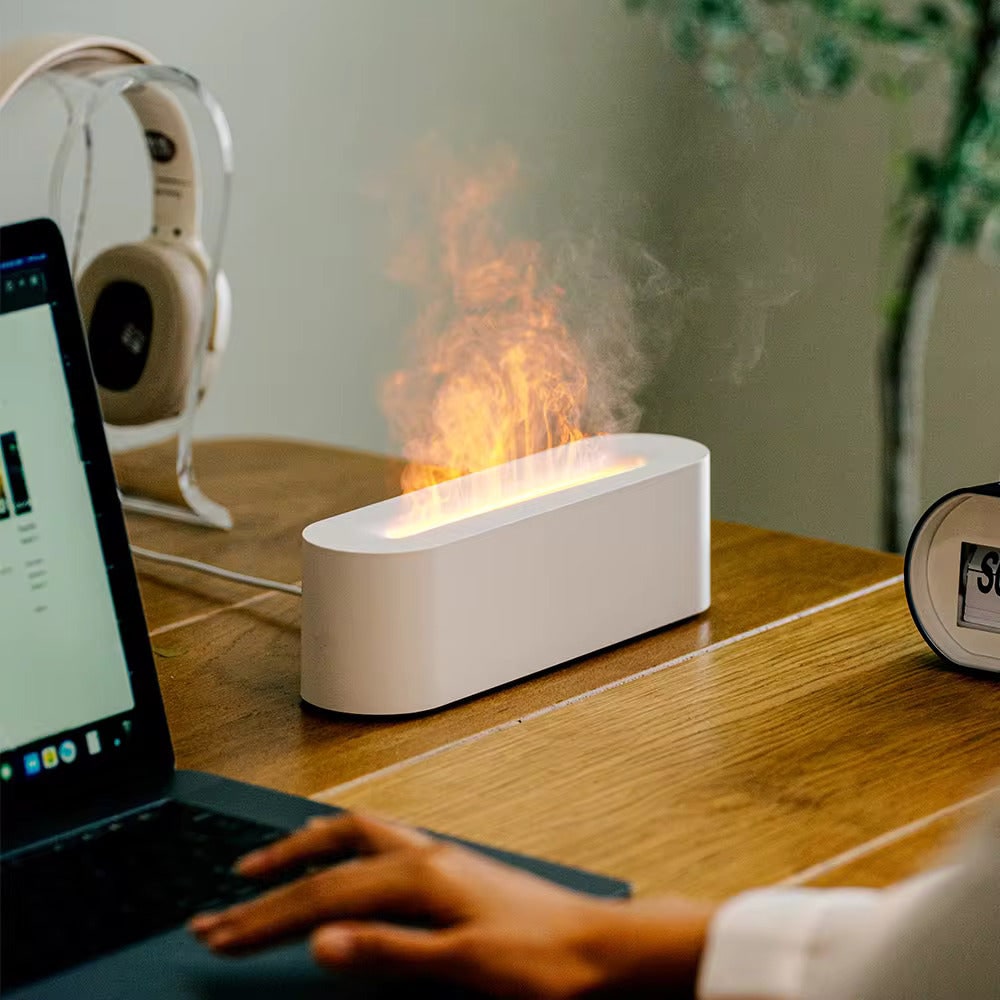Humidificador Lámpara de Colores con Temporizador y Difusor