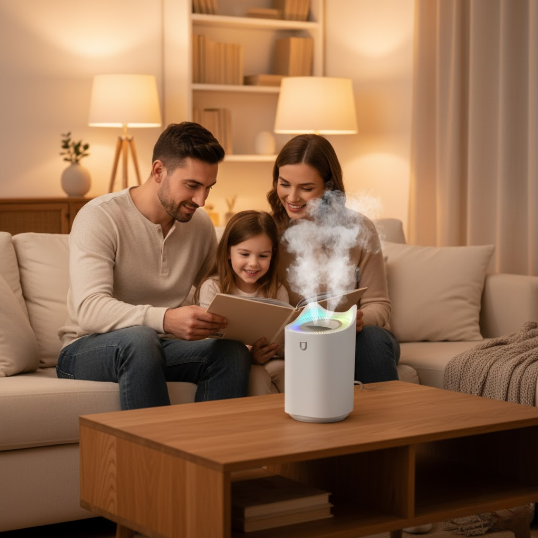 Humidificador Ultrasónico de Niebla Fría para Dormitorio