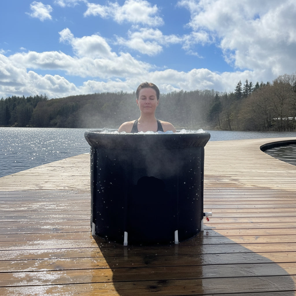 Bañera Portátil Plegable Aislada para Baño de Hielo y Frío